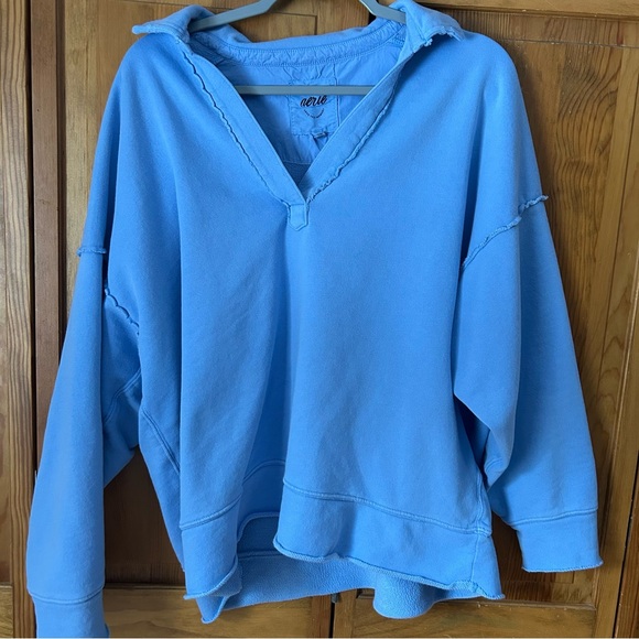 Aerie Light Blue pullover - Picture 1 of 4